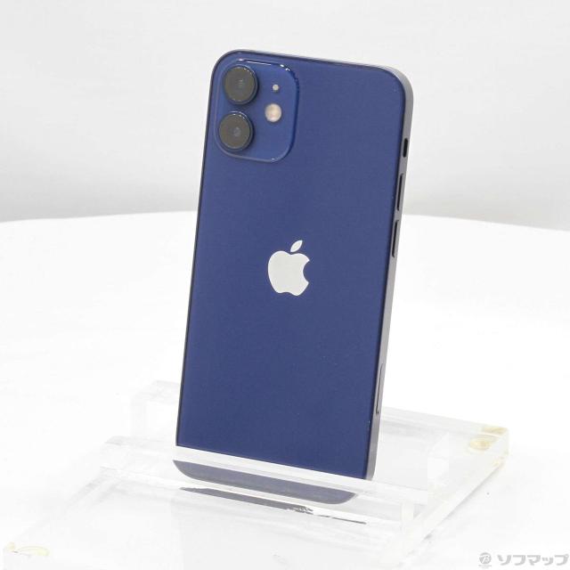 中古)Apple iPhone12 mini 128GB ブルー MGDP3J/A SIMフリー(251-ud)