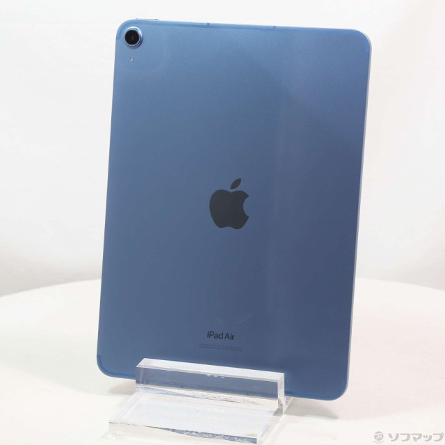 (中古)Apple (展示品) iPad Air 第5世代 64GB ブルー 3J982J/A SIMフリー(297-ud)