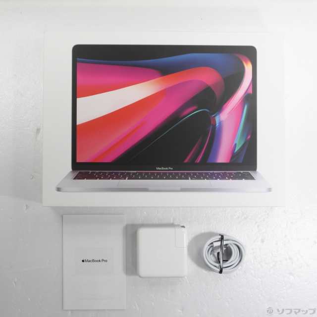 (中古)Apple MacBook Pro 13.3-inch Late 2020 MYDC2J/A Apple M1 8コアCPU_8コアGPU 8GB SSD512GB シルバー (12.6 Monterey)(377-ud)