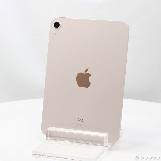 (中古)Apple iPad mini 第6世代 64GB ピンク MLX43J/A SIMフリー(348-ud)