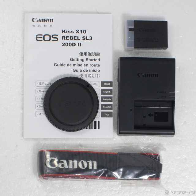 (中古)Canon EOS Kiss X10ブラック(W)(349-ud)