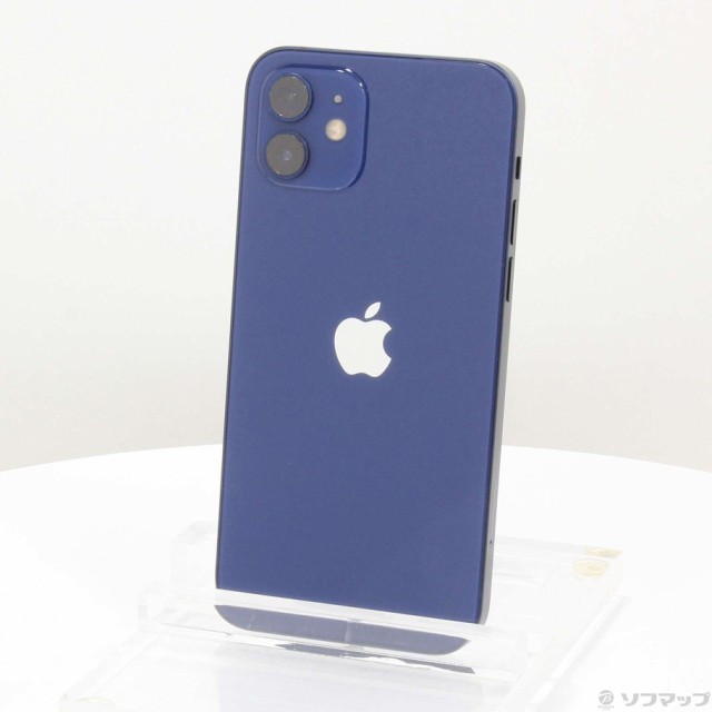 (中古)Apple iPhone12 128GB ブルー MGHX3J/A SIMフリー(269-ud)