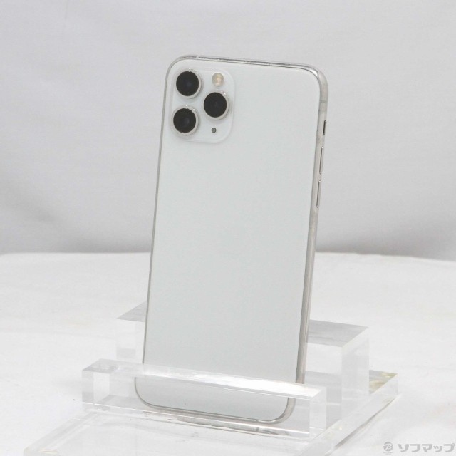 (中古)Apple iPhone11 Pro 256GB シルバー MWC82J/A SIMフリー(377-ud)