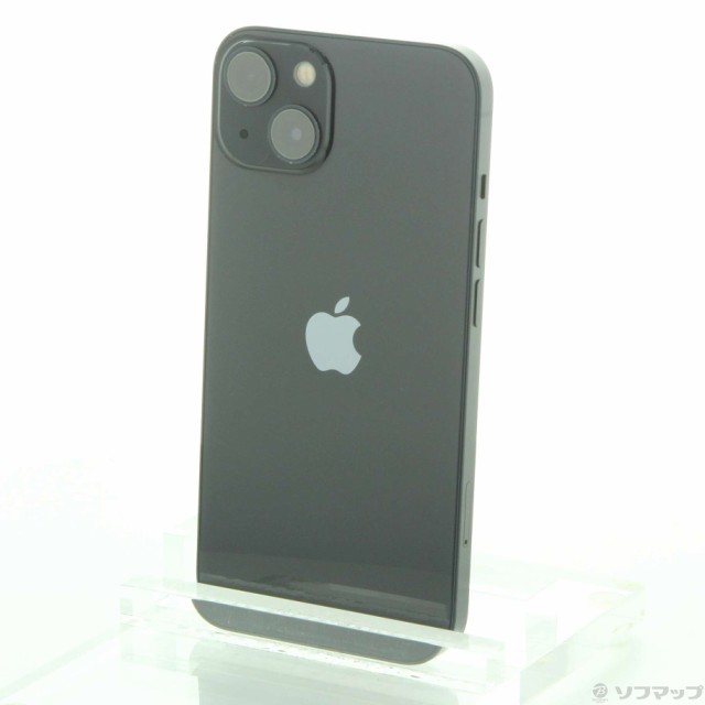 (中古)Apple iPhone13 128GB ミッドナイト MLNC3J/A SIMフリー(368-ud)