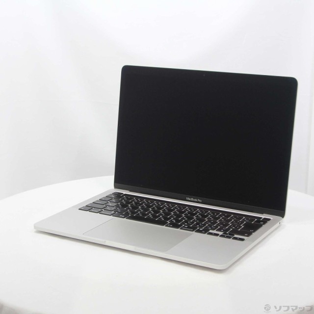 (中古)Apple MacBook Pro 13.3-inch Late 2020 MYDC2J/A Apple M1 8コアCPU_8コアGPU 8GB SSD512GB シルバー (12.6 Monterey)(262-ud)