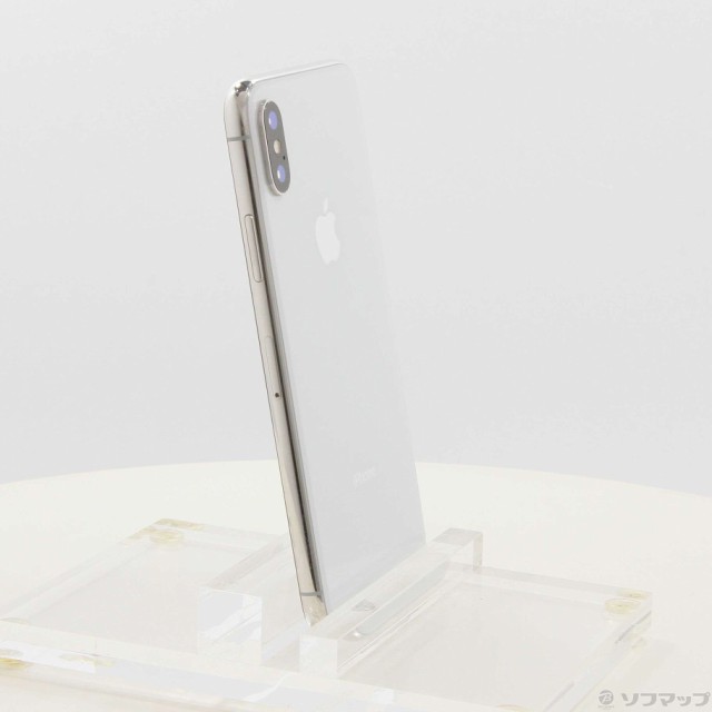 iphone X 64gb シルバー 中古美品 simフリー バッテリー99