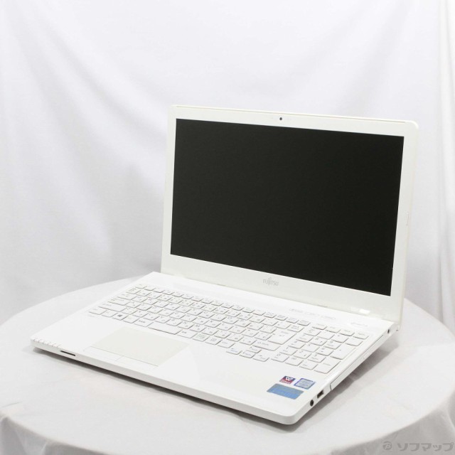 (中古)FUJITSU 格安安心パソコン LIFEBOOK WA2/W FMVWWA25W アーバンホワイト (Windows 10)(297-ud)