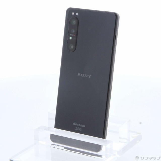 中古)SONY Xperia 1 II 128GB ブラック SO-51A docomoロック解除
