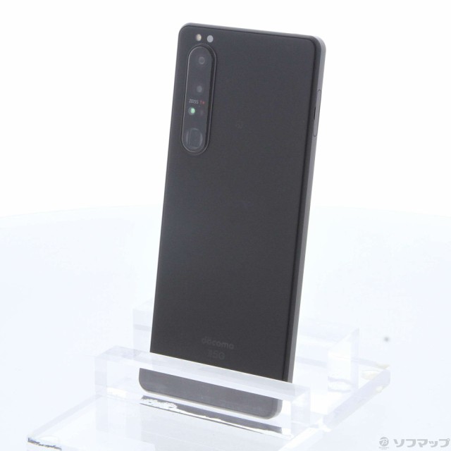 中古)SONY Xperia 1 III 256GB フロストブラック SO-51B docomoロック解除SIMフリー(348-ud) 携帯電話本体