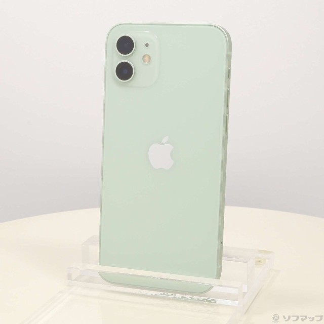 (中古)Apple iPhone12 128GB グリーン MGHY3J/A SIMフリー(349-ud)