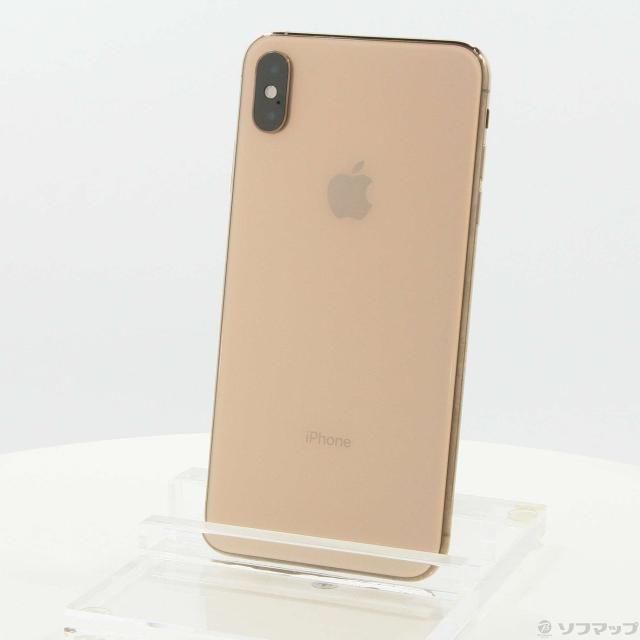 中古)Apple iPhoneXS Max 256GB ゴールド MT6W2J/A SoftBank(295-ud)