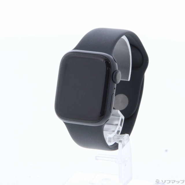 (中古)Apple Apple Watch Series 9 GPS 41mm ミッドナイトアルミニウムケース ミッドナイトスポーツバンド(295-ud)