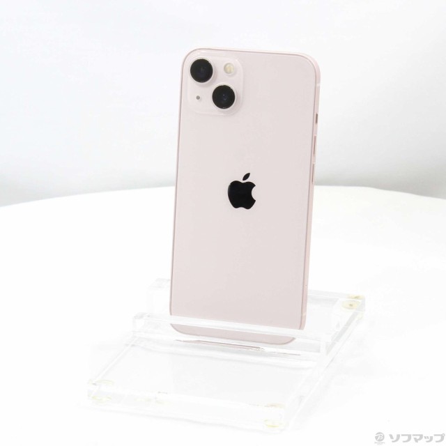 (中古)Apple iPhone13 128GB ピンク MLNE3J/A SIMフリー(368-ud)