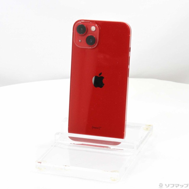 (中古)Apple iPhone13 128GB プロダクトレッド MLNF3J/A SIMフリー(297-ud)