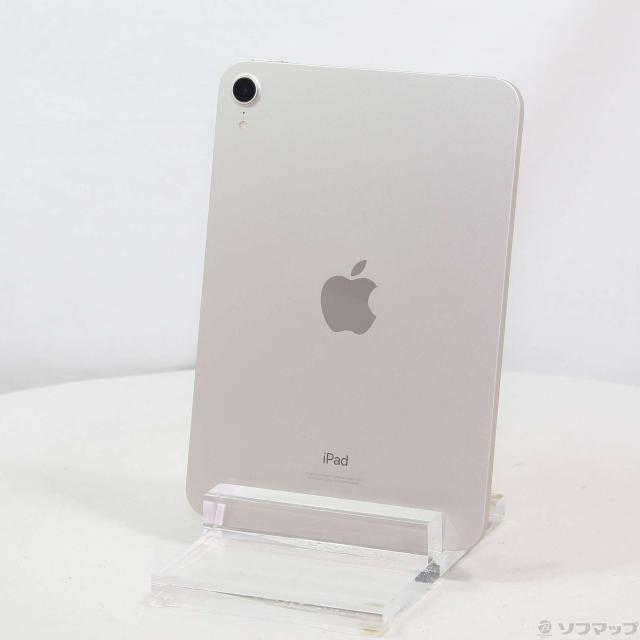 中古)Apple iPad mini 第6世代 256GB スターライト MK7V3J/A Wi-Fi(344-ud)