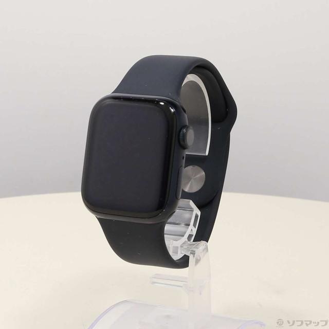 (中古)Apple Apple Watch Series 7 GPS 41mm ミッドナイトアルミニウムケース ミッドナイトスポーツバンド(251-ud)の通販は