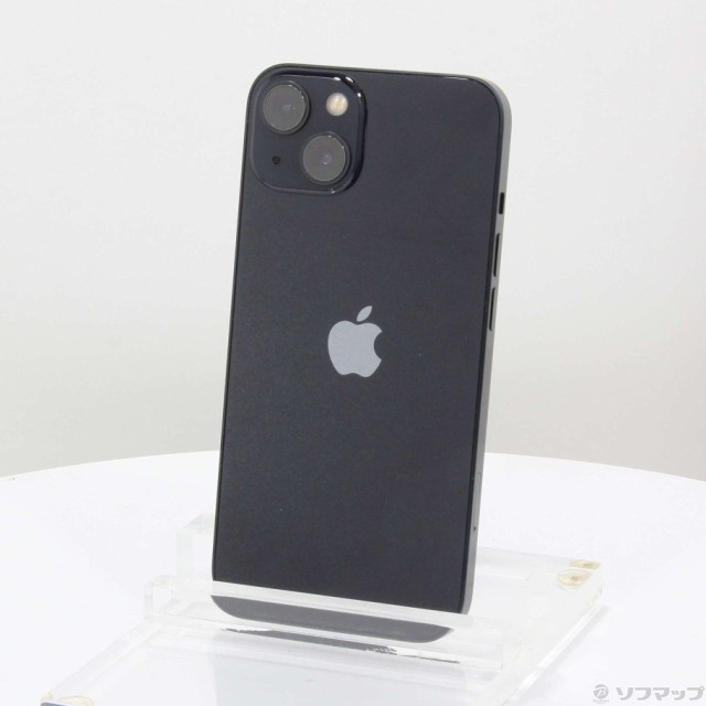 (中古)Apple iPhone13 128GB ミッドナイト MLNC3J/A SIMフリー(368-ud)