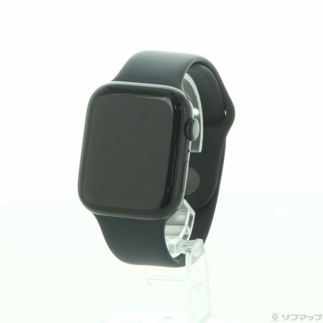 (中古)Apple Apple Watch Series 9 GPS 45mm ミッドナイトアルミニウムケース ミッドナイトスポーツバンド(349-ud)