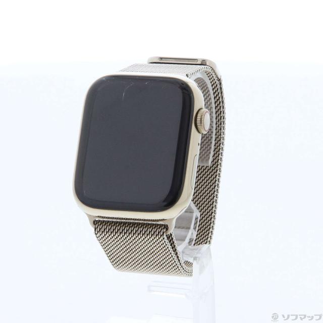 中古)Apple Apple Watch Series 7 GPS + Cellular 45mm ゴールド 