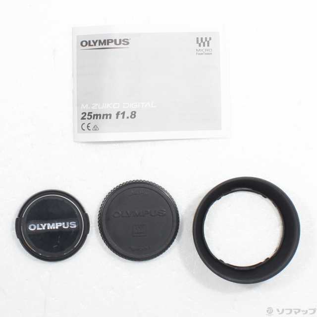 (中古)OLYMPUS M.ZUIKO DIGITAL 25mm F1.8 (ブラック) (μ4/3)(269-ud)