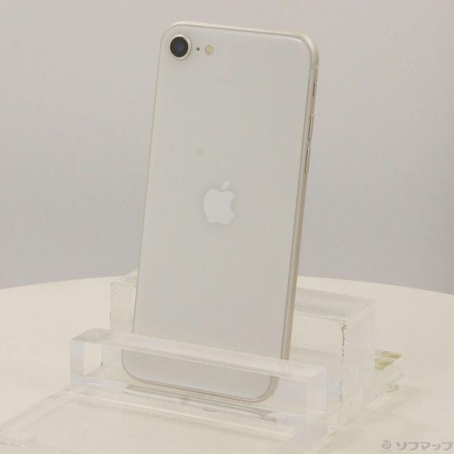 中古)Apple iPhone SE 第3世代 64GB スターライト MMYD3J/A SIMフリー 