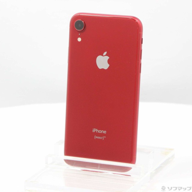 (中古)Apple iPhoneXR 128GB プロダクトレッド NT0N2J/A SIMフリー(276-ud)