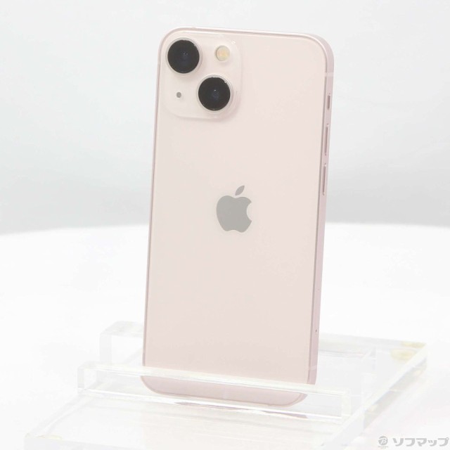 (中古)Apple iPhone13 mini 128GB ピンク MLJF3J/A SIMフリー(297-ud)