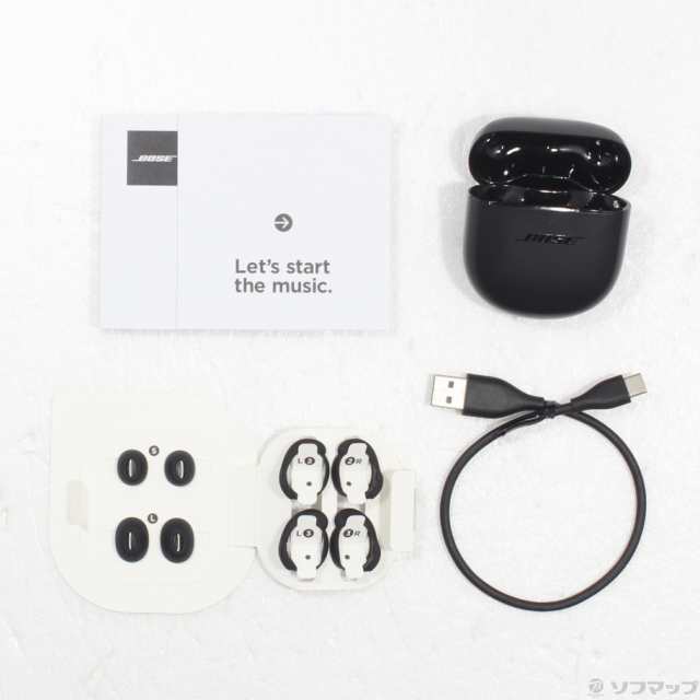 (中古)BOSE Bose QuietComfort Earbuds II トリプルブラック(348-ud)