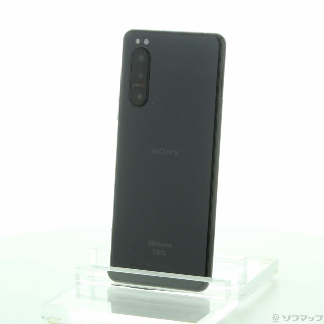 中古)SONY Xperia 5 II 128GB ブラック SO-52A docomoロック解除SIMフリー(251-ud) 携帯電話本体