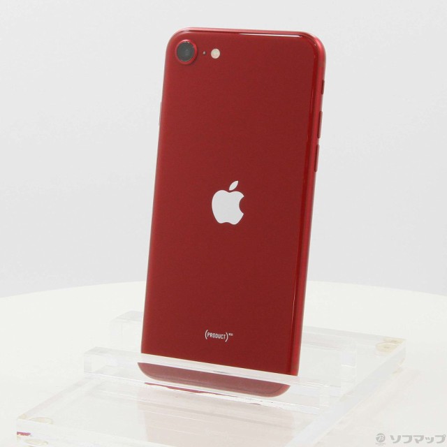 (中古)Apple iPhone SE 第3世代 128GB プロダクトレッド MMYH3J/A SIMフリー(269-ud)