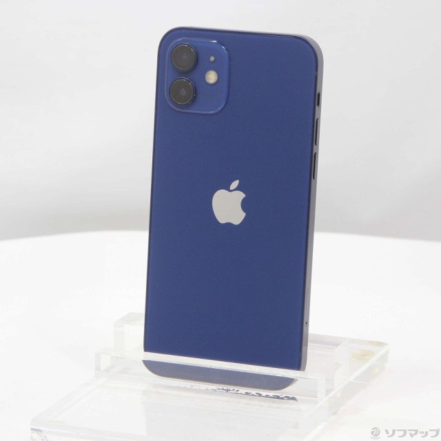 (中古)Apple iPhone12 128GB ブルー MGHX3J/A SIMフリー(352-ud)