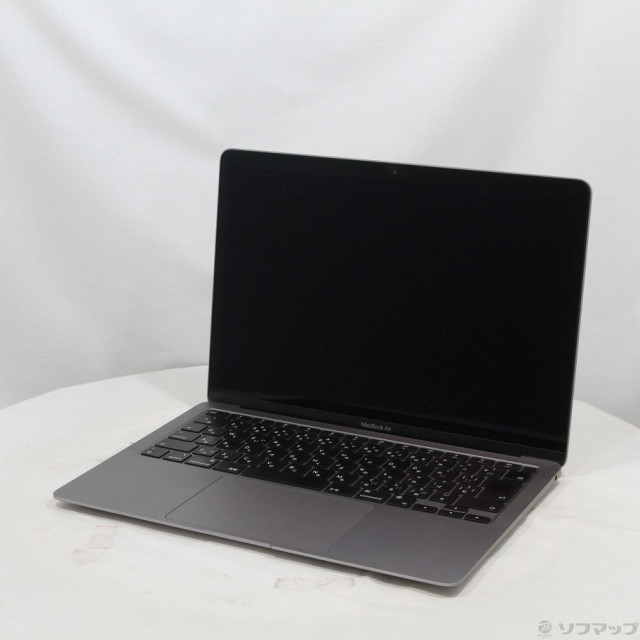 (中古)MacBook Air 13.3-inch Late 2020 MGN73J/A M1 8コアCPU_8コアGPU 16GB SSD512GB スペースグレイ (14.4 Sonoma)(368-ud)