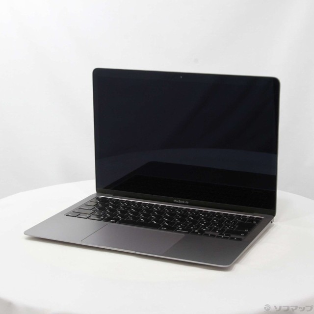 (中古)MacBook Air 13.3-inch Late 2020 MGN73J/A M1 8コアCPU_8コアGPU 16GB SSD512GB スペースグレイ (14.4 Sonoma)(258-ud)