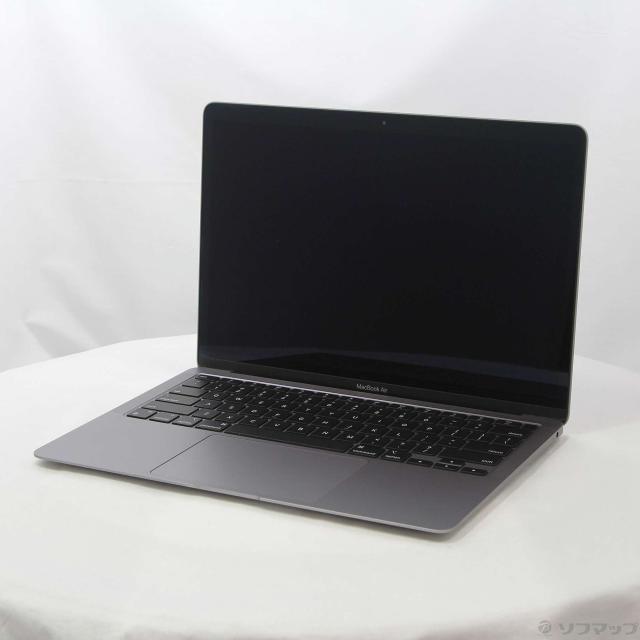 (中古)MacBook Air 13.3-inch Late 2020 MGN73J/A M1 8コアCPU_8コアGPU 16GB SSD512GB スペースグレイ (14.4 Sonoma)(348-ud)