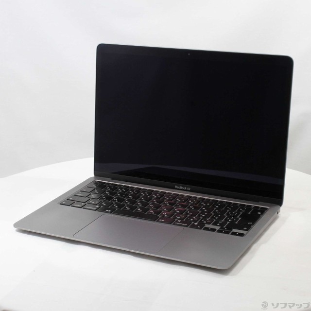 (中古)MacBook Air 13.3-inch Late 2020 MGN73J/A M1 8コアCPU_8コアGPU 16GB SSD512GB スペースグレイ (14.5 Sonoma)(381-ud)