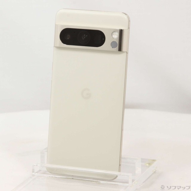 (中古)GOOGLE Google Pixel 8 Pro 256GB ポーセリン GE9DP au SIMフリー(377-ud)