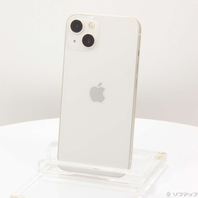 (中古)Apple iPhone13 128GB スターライト MLND3J/A SIMフリー(295-ud)