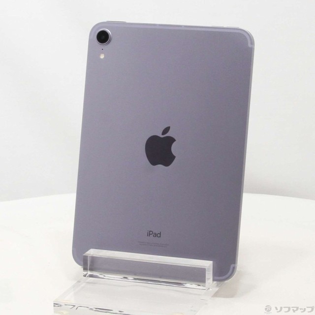 (中古)Apple iPad mini 第6世代 64GB パープル MK8E3J/A SoftBankロック解除SIMフリー(348-ud)