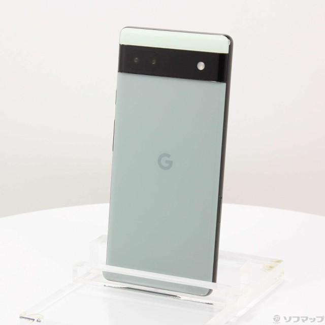 (中古)GOOGLE Google Pixel 6a 128GB セージ GB17L au SIMフリー (ネットワーク利用制限▲)(262-ud)