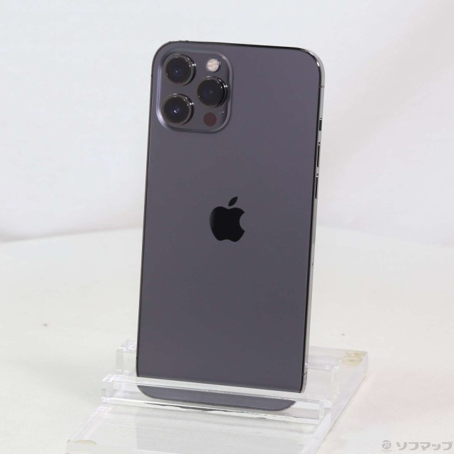 (中古)Apple iPhone12 Pro Max 256GB グラファイト MGCY3J/A SIMフリー(262-ud)