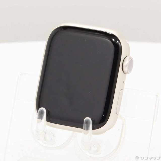 (中古)Apple Apple Watch Series 9 GPS 45mm スターライトアルミニウムケース バンド無し(305-ud)