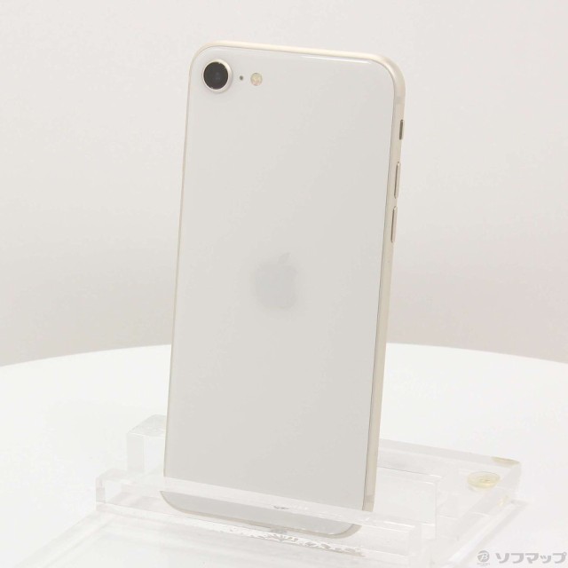 (中古)Apple iPhone SE 第3世代 128GB スターライト MMYG3J/A SIMフリー(269-ud)