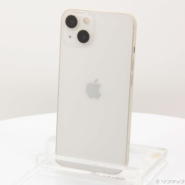 (中古)Apple iPhone13 128GB スターライト MLND3J/A SIMフリー(381-ud)