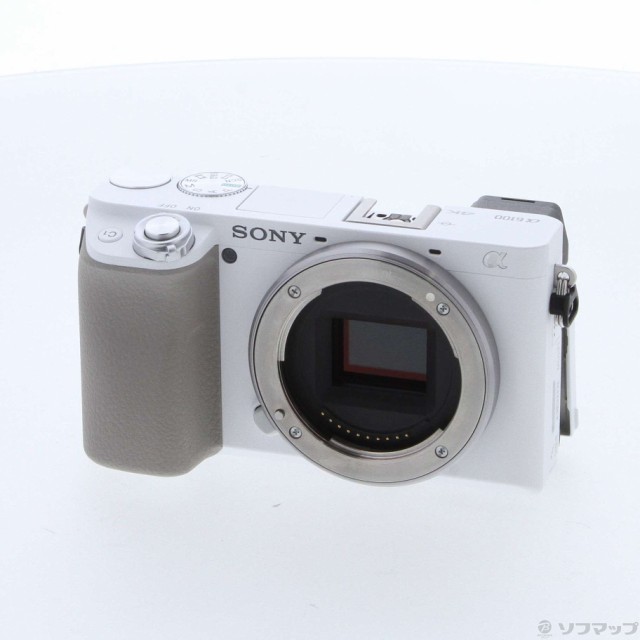 (中古)SONY ミラーレス一眼カメラ α6100 ILCE-6100 W ホワイト ボディ単体(262-ud)