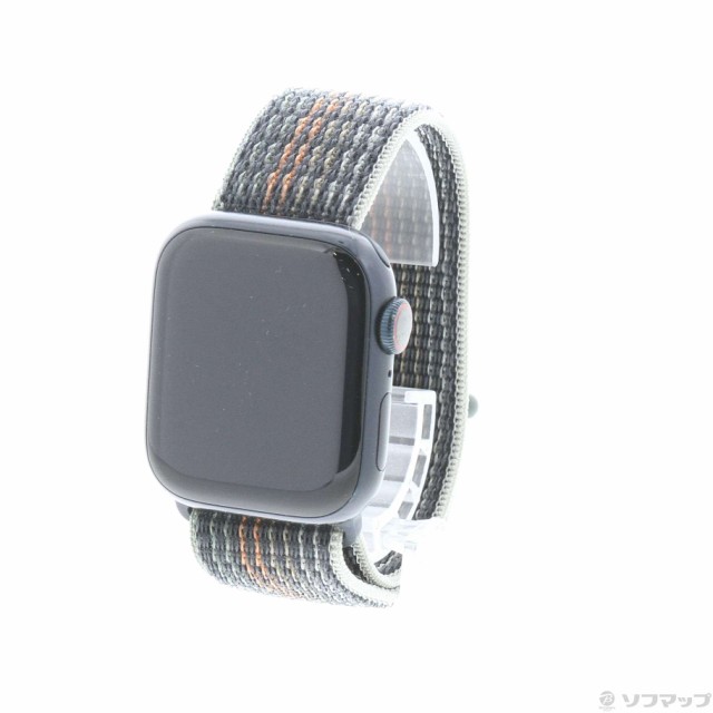 中古】Apple(アップル) Apple Watch Series 7 ぽかっ GPS 41mm ミッドナイトアルミニウムケース  ミッドナイトスポーツバンド 【