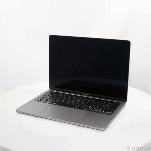 (中古)MacBook Pro 13.3-inch Late 2020 MYD92J/A M1 8コアCPU_8コアGPU 8GB SSD512GB スペースグレイ (12.6 Monterey)(258-ud)