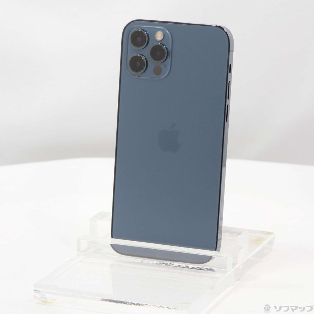 (中古)Apple iPhone12 Pro 256GB パシフィックブルー MGMD3J/A SIMフリー(368-ud)