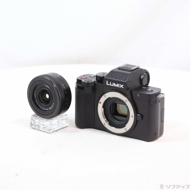 (中古)Panasonic LUMIX G100 標準ズームレンズキット ブラック DC-G100K-K(348-ud)