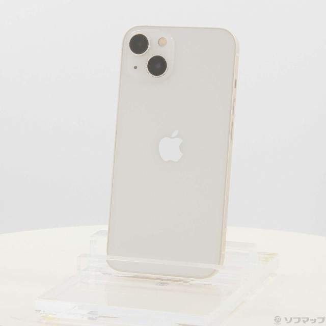 (中古)Apple iPhone13 128GB スターライト MLND3J/A SIMフリー(348-ud)