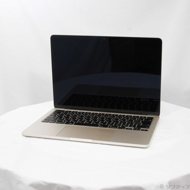 (中古)Apple MacBook Air 13.6-inch Mid 2022 MLY13J/A Apple M2 8コアCPU_8コアGPU 8GB SSD256GB スターライト (12.6 Monterey)(349-ud)